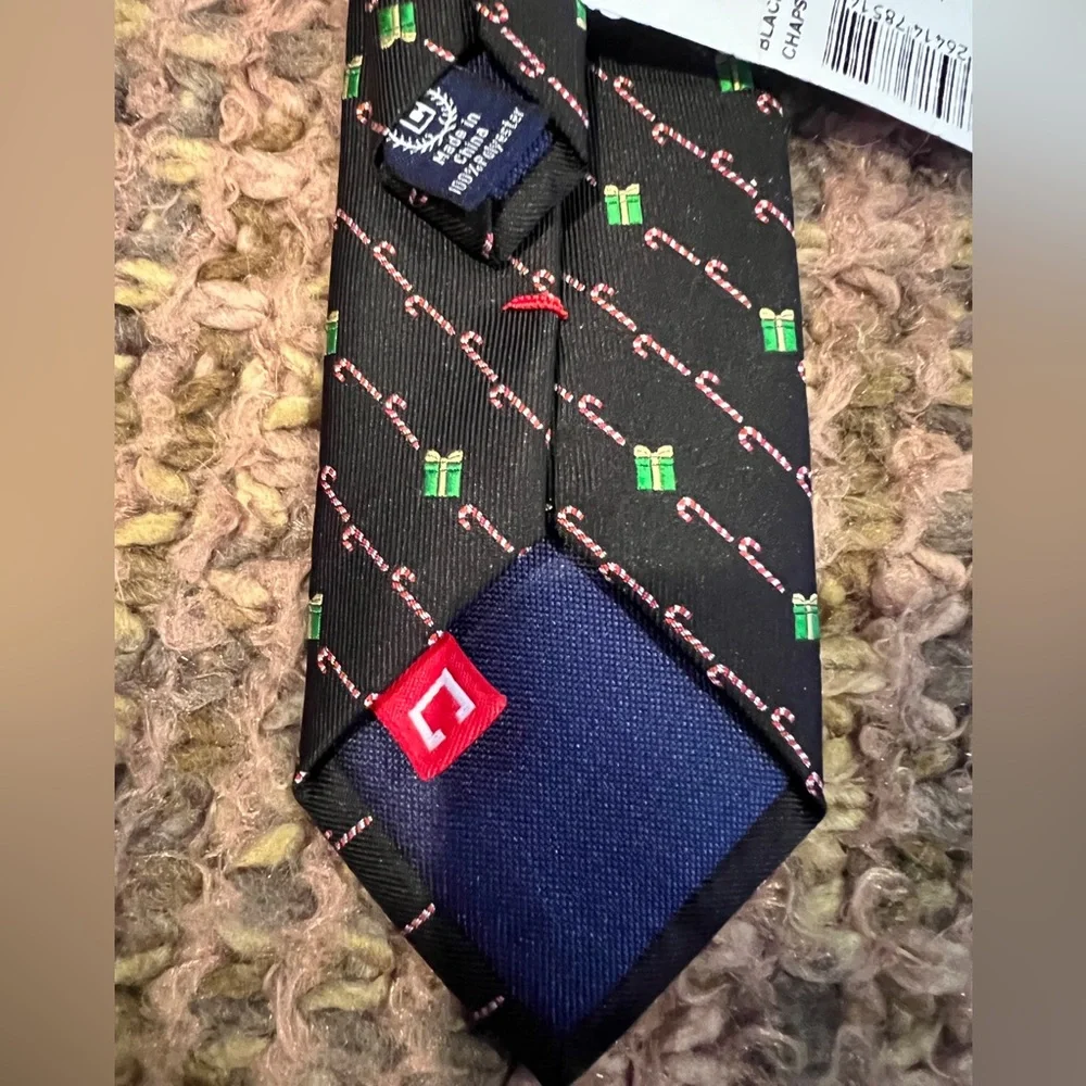 NWT, Wembley & Chaps Washable Christmas clip-on Necktie Neck Ties, Boys.
